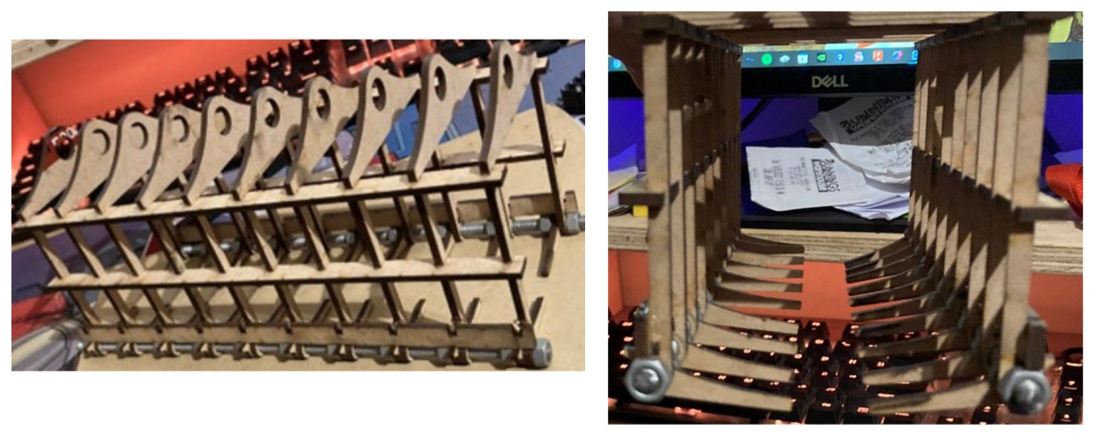 First laser-cut MDF toolhead